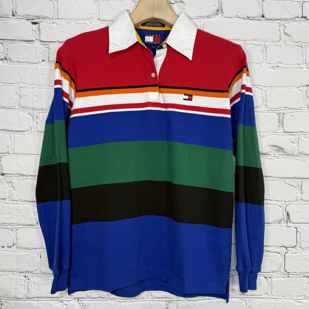 Tommy Hilfiger Bold Striped Polo Shirt